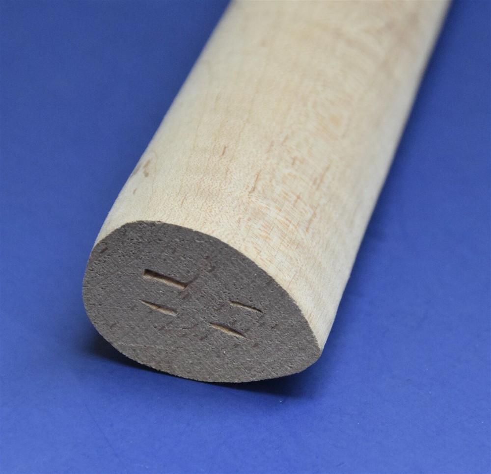 Curly / Tiger Maple TOMAHAWK HANDLE 20" Amish Made ~ Unfinished ~