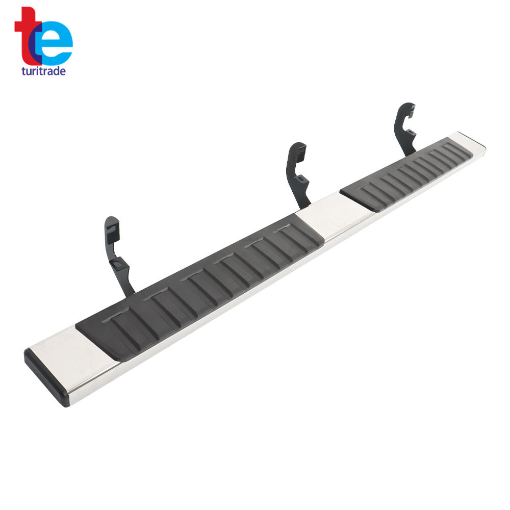 6" Running Boards Side Step For 07-18 Silverado GMC Sierra Double Extended Cab