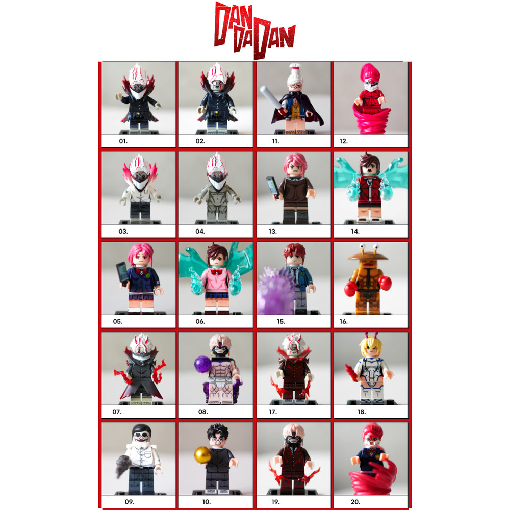 Dandadan Brick Minifigure Block toy