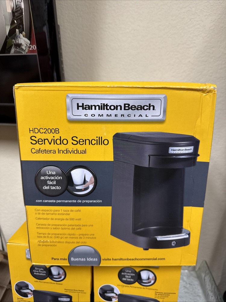 Hamilton Beach HDC200B Single Cup Coffee Maker - Black