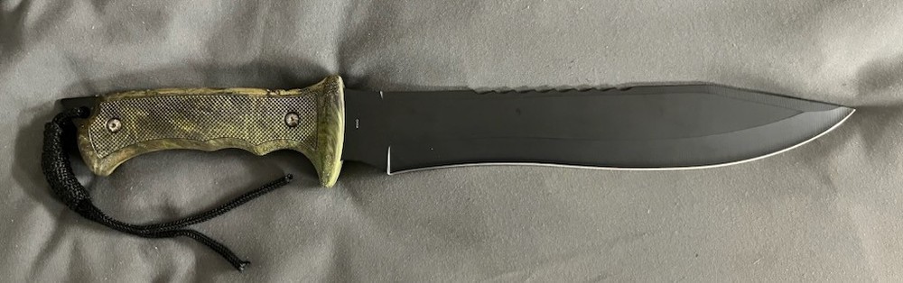 TAC ASSAULT TA-035CA/C Bowie Knife With Camo Handle