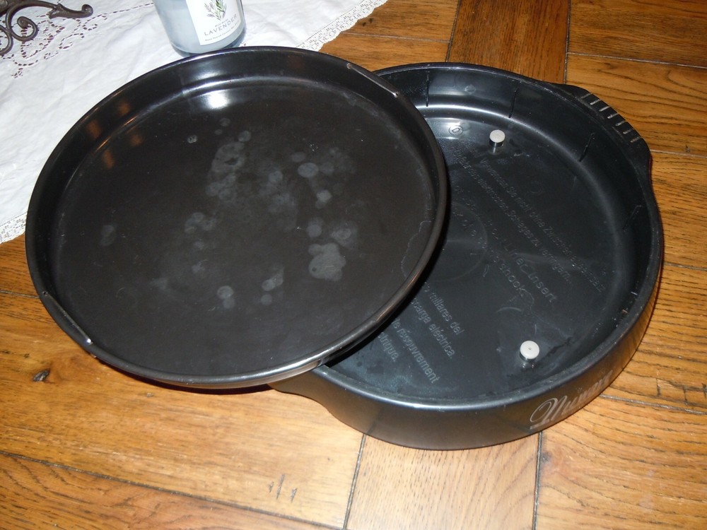 NuWave 20355 Pro Oven Base & Drip Pan W/ Oven Rack Grill BLACK