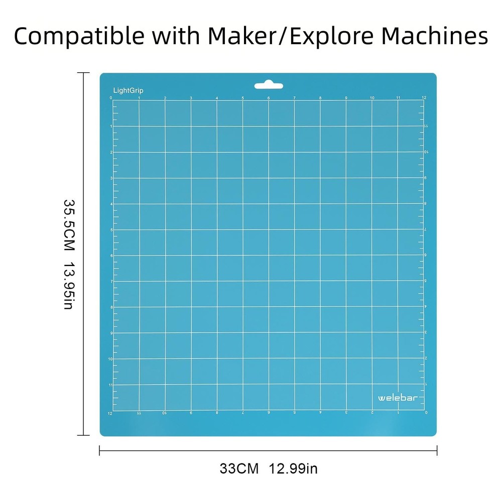 Cutting Mats Compatible with Cricut Maker 3/Maker 4/Maker/Explore 3/Explore 4...
