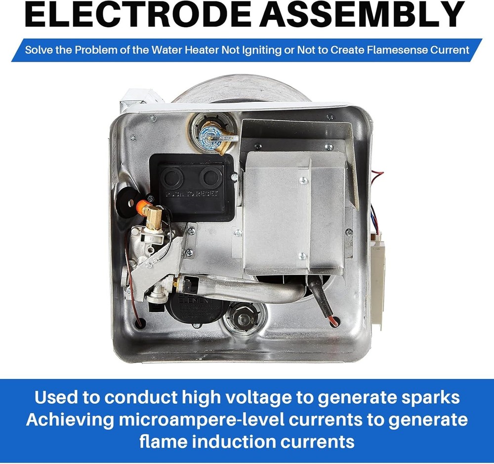 232258 RV Water Heater 2-Prong Electrode Assembly for Suburban water heaters SW