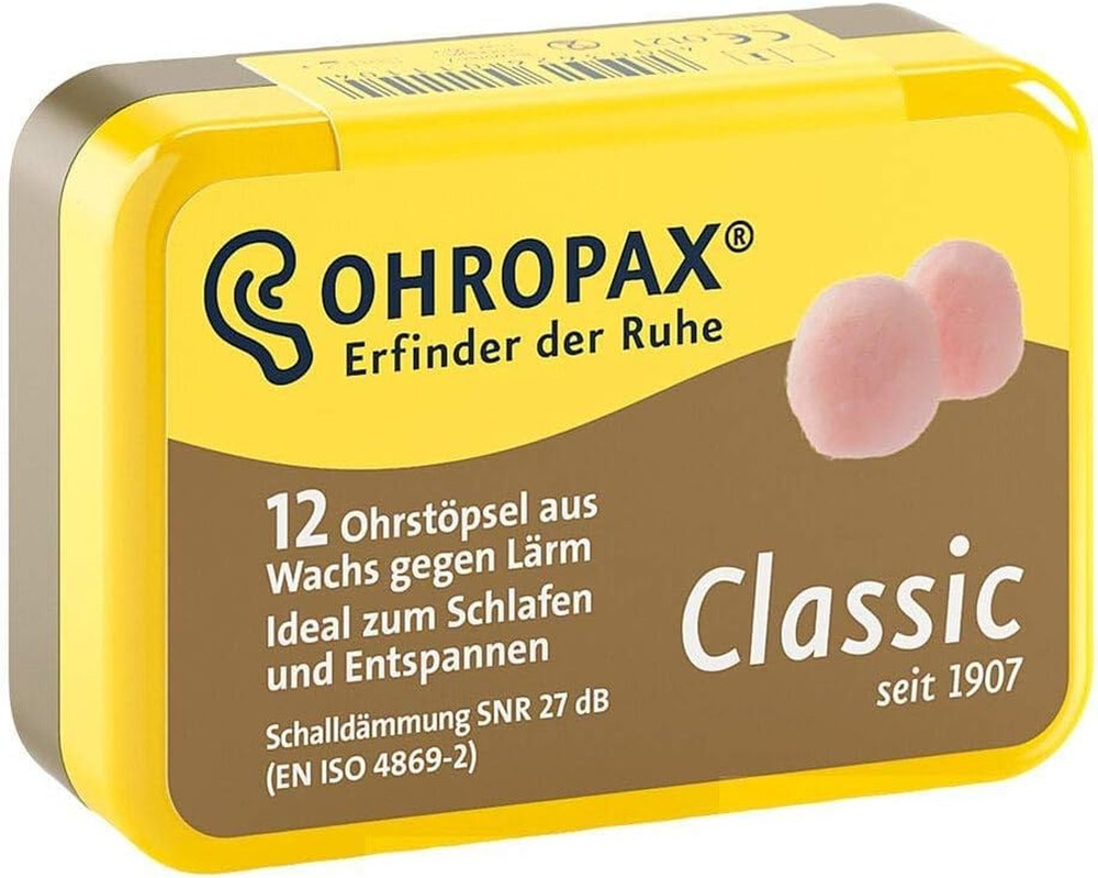 Wax Ear Plugs, 12 Plug