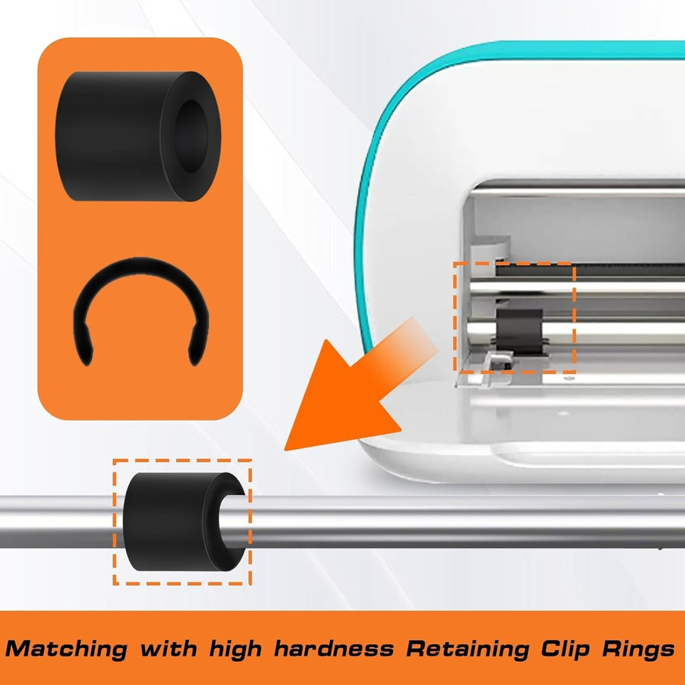 Replacement Spare Rubber Rollers for Cricut Joy and Rubber Roller Resolution, Ke