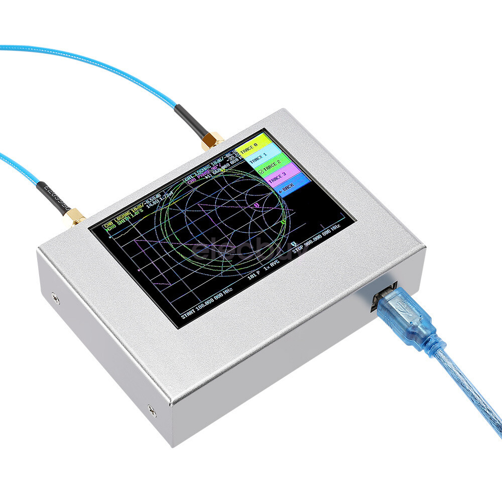 NanoVNA V2 Plus4 50kHz-4GHz Vector Network Analyzer Antenna Analyzer RF Demo Kit