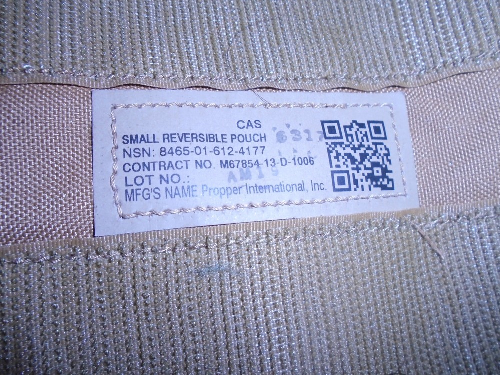 Propper USMC Coyote MOLLE Small Reversible Pouch Corpsman Assault System (2-PACK