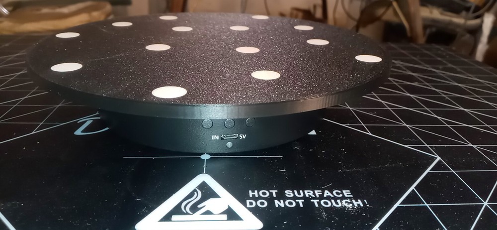 Portable-Turntable for Revopoint RANGE 3D Scanner 8in.