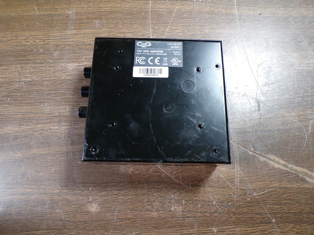 C2G 40881 AUDIO AMPLIFIER