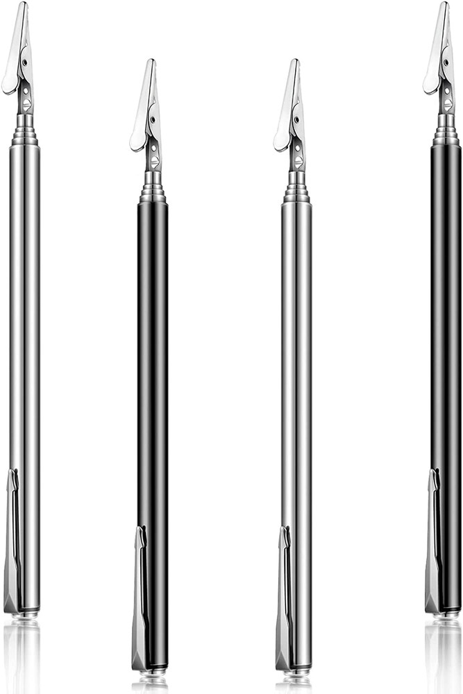 4 Pieces Telescoping Alligator Clip Extendable Bracelet Helper Tool Telescoping