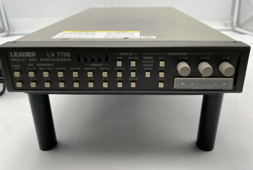 Leader LV 7700 Multi SDI Rasterizer