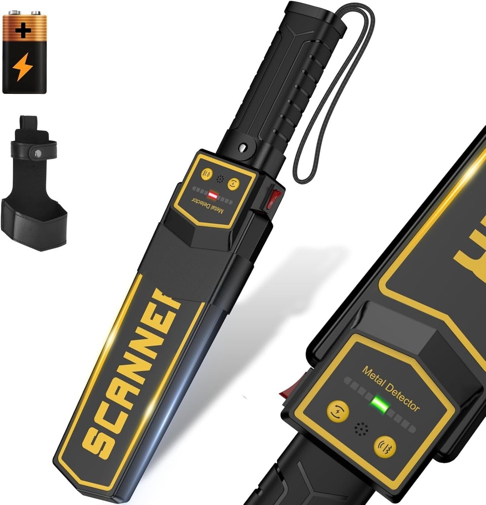 Durable Handheld Metal Detector - Essential Tool for Woodworkers & Security