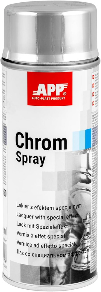 APP Chrome Spray Paint Metallic Silver | Spray Can Silver Metals