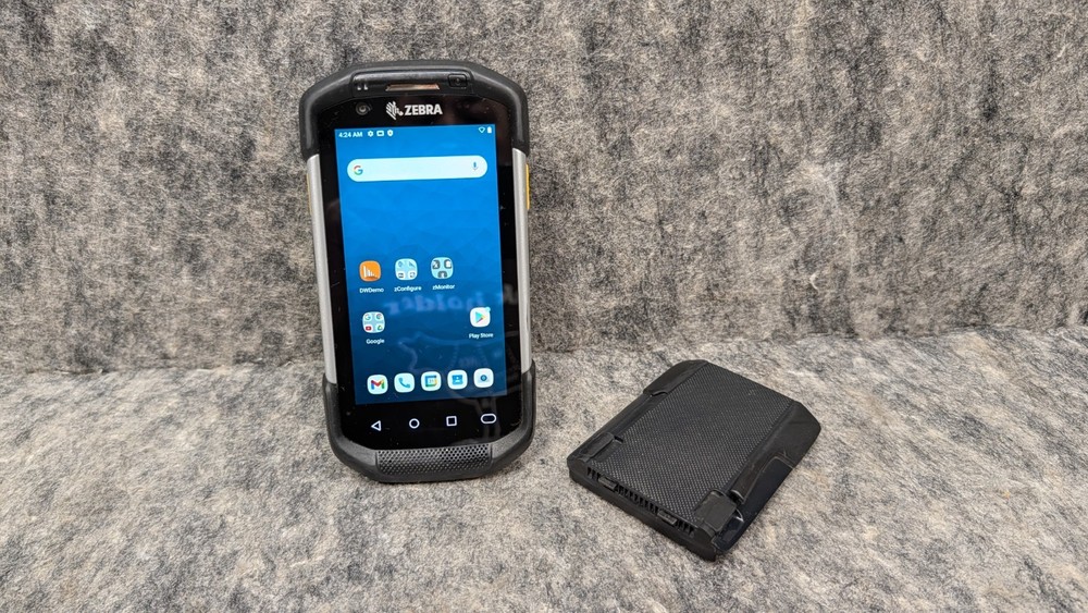Zebra TC72 TC720L Mobile Barcode Scanner Touch Computer + Trigger Grip, Battery