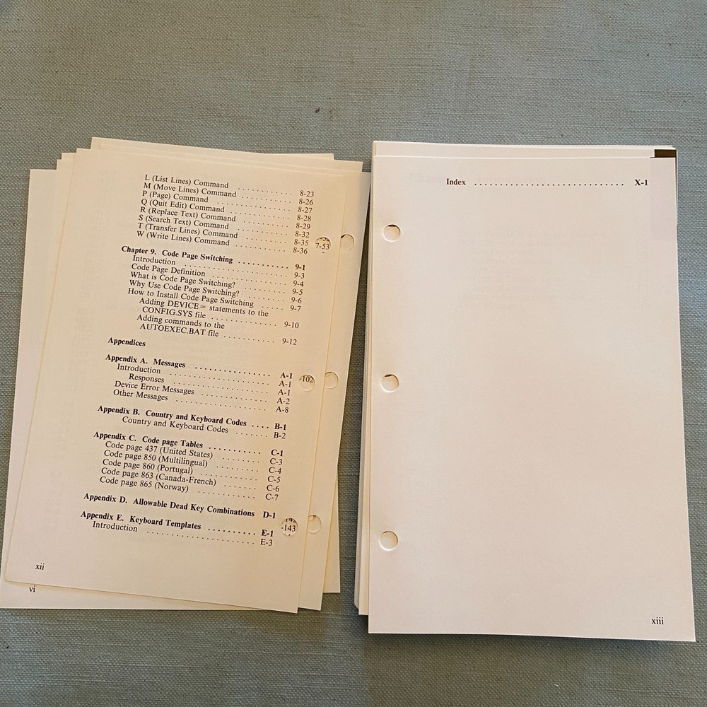 IBM Disk Operating System Version 3.30 Reference 1st Ed. 1987 Programming Family