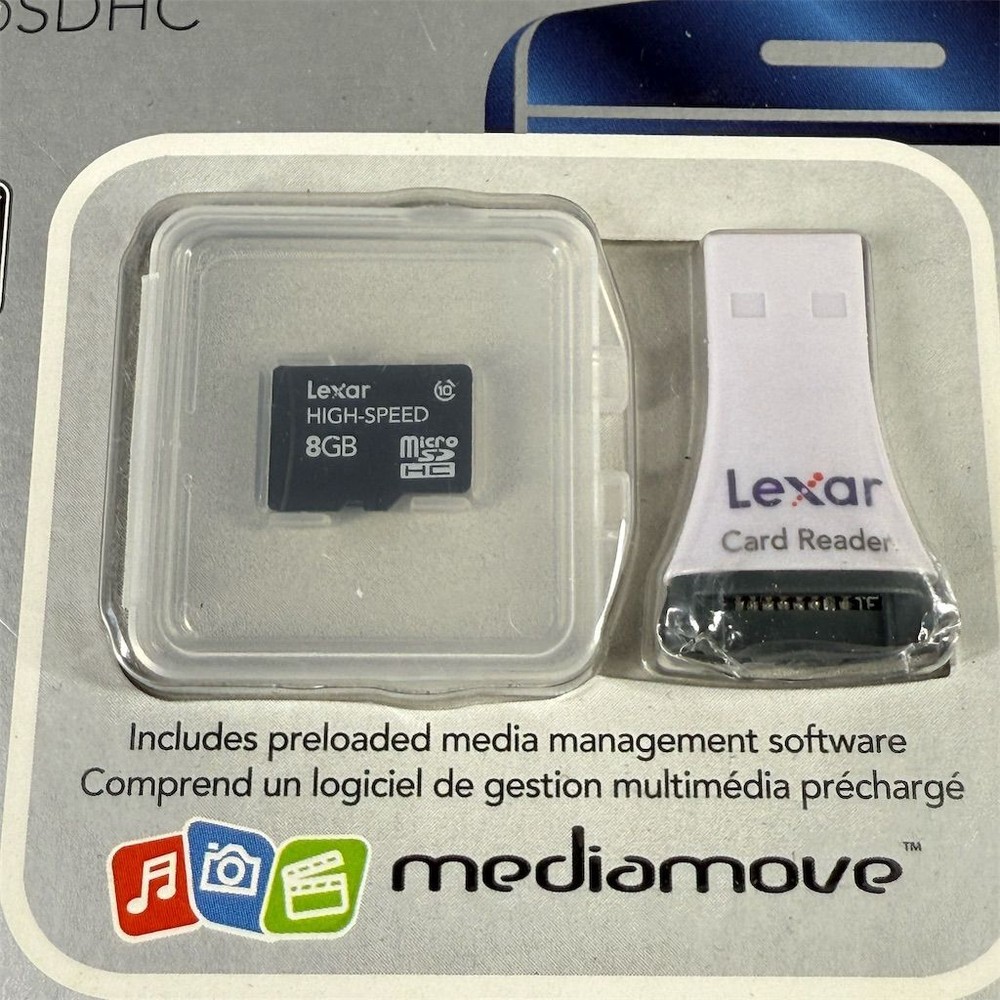 Lexar 8GB MicroSDHC Memory Card with Adapter