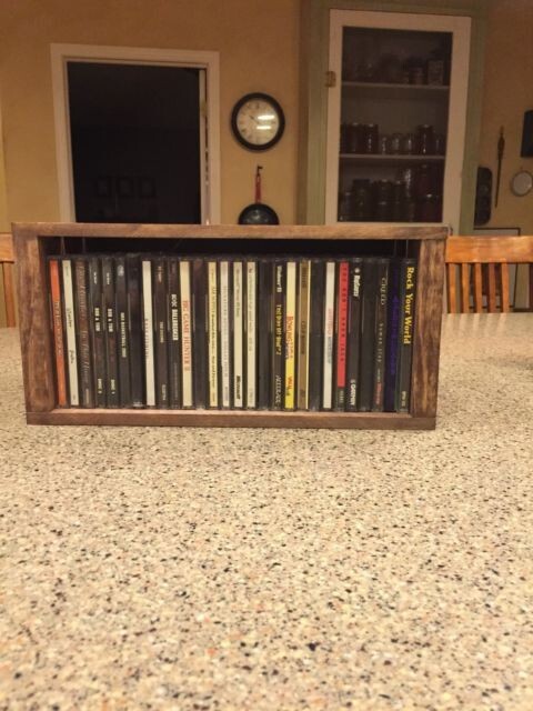 Darla's Studio 66 CD Holder Wood Crate
