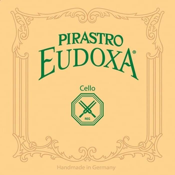 Genuine Eudoxa Cello C Strings 4/4 Size Gut/Silver