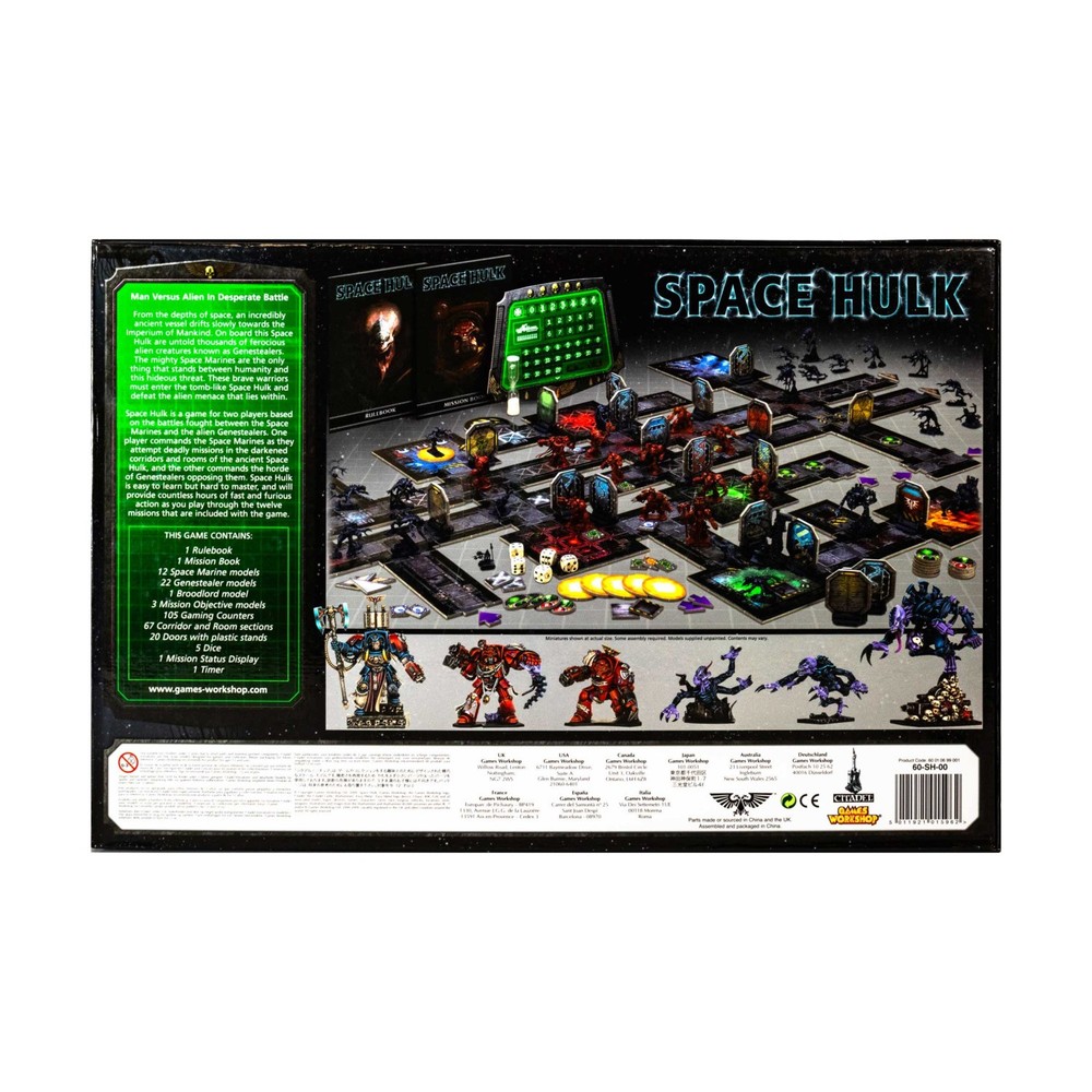 GW Boardgame Space Hulk (3rd Ed, 1st) Box VG+/NM