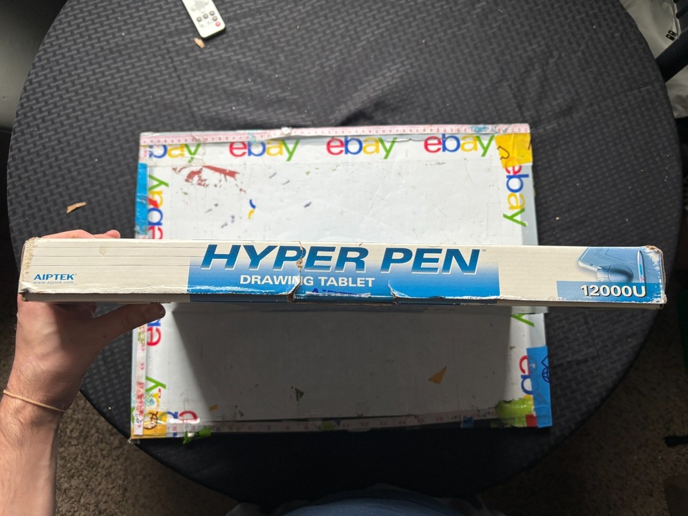 Hyper Pen 12000U Drawing Tablet Aiptek 12x9inch Untested