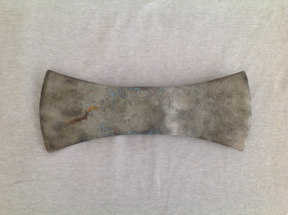 Vintage 3 1/2 Double Bit Axe Head