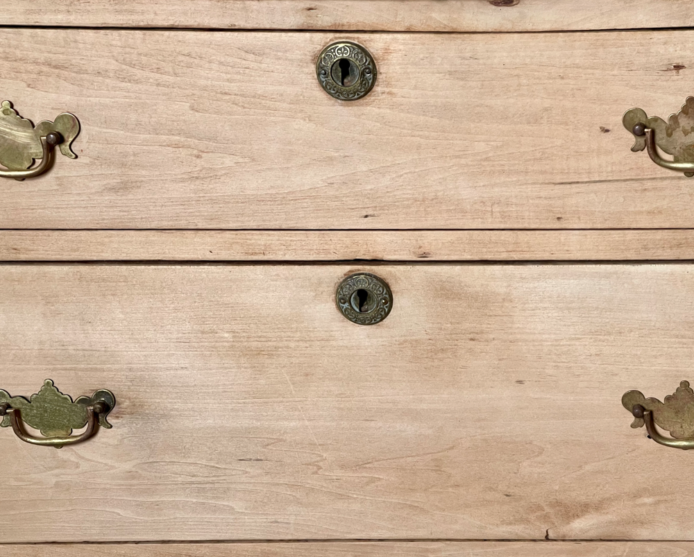 18th C. Swedish Gustavian Scrubbed Birch Commode