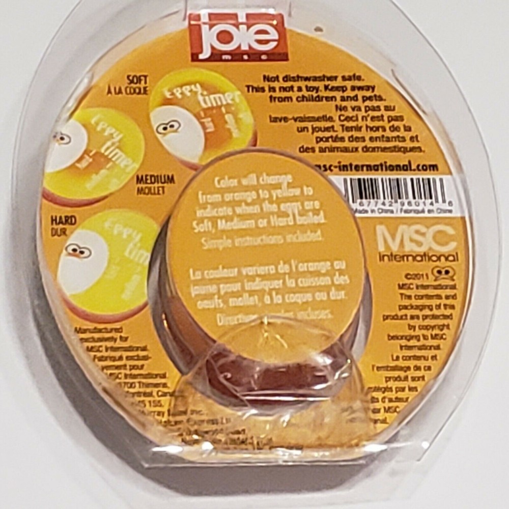 Joie Eggy Egg Timer & Chicken sink stopper Kitchen accessory set Gadgets NOS