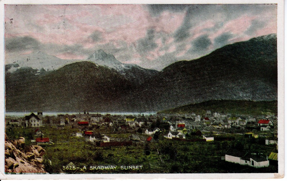 A SKAGWAY SUNSET - PC2333