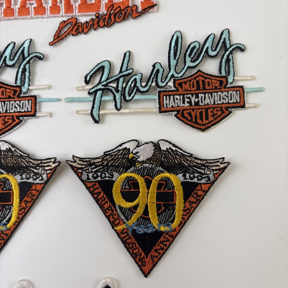 GREAT LOT OF ASSORTED HARLEY DAVIDSON PATCHES