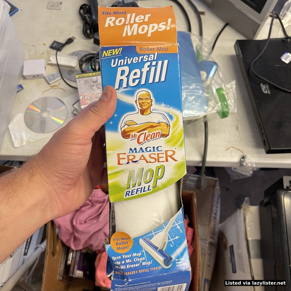Mr. Clean Magic Eraser Mop Refill Universal Fits Most Roller Mops NEW