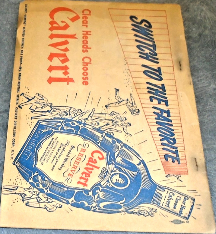 1948 BOSTON RED SOX PROGRAM SCORECARD VS WASHINGTON SENATORS MLB BASEBALL RARE