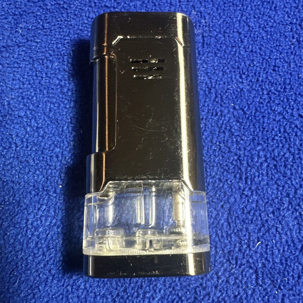 Jetline Mongoose Single Flame Silver (gunmetal) Windproof With Cigar Punch