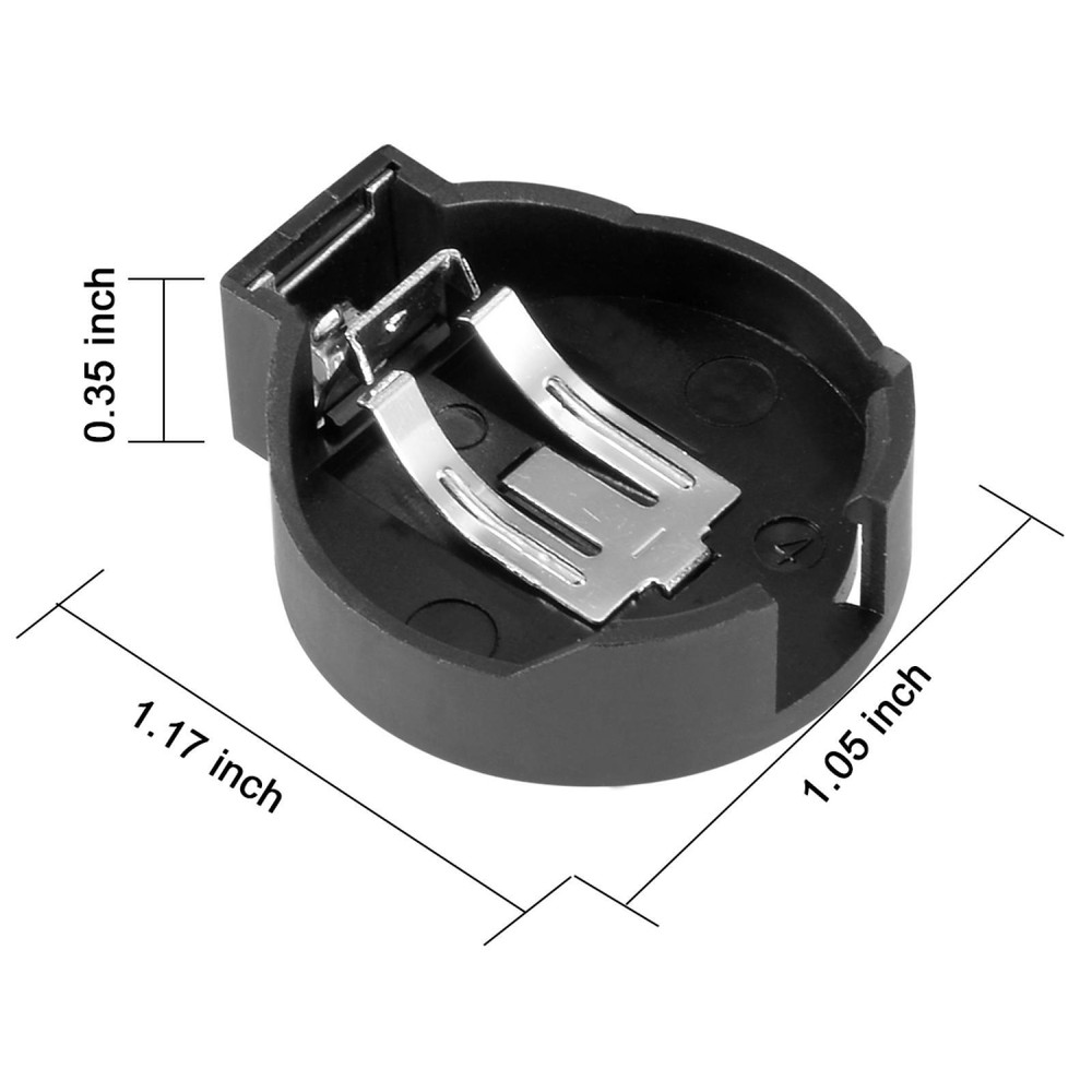 10 Pcs DIY CR2430 Coin Cell Button Battery Holder Socket