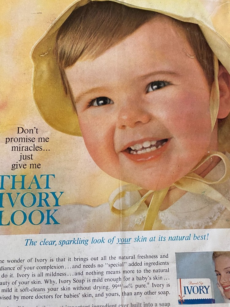 Ivory Soap, Full Page Vintage Print Ad
