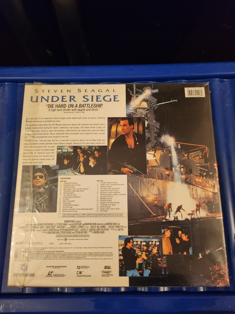 Under Siege Laserdisc