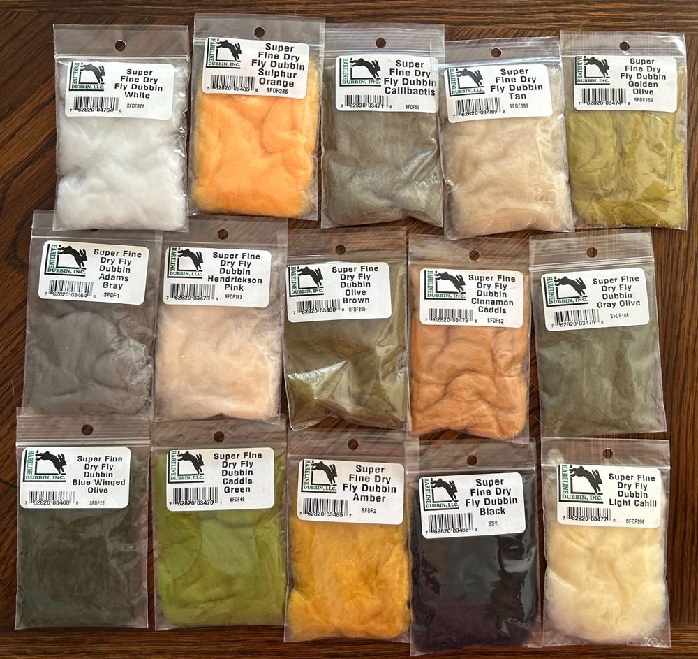 Super fine Dry Fly Dubbing - Hareline