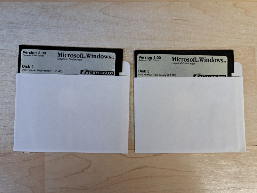 Gateway Windows 3.00 2000 Edition Floppy Disks