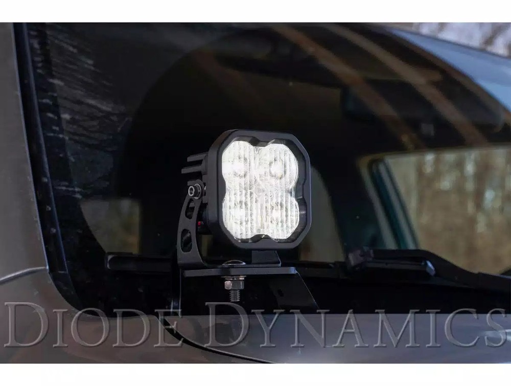 Diode Dynamics 3" White Sport LED Pod one Driving with Amber Backlight