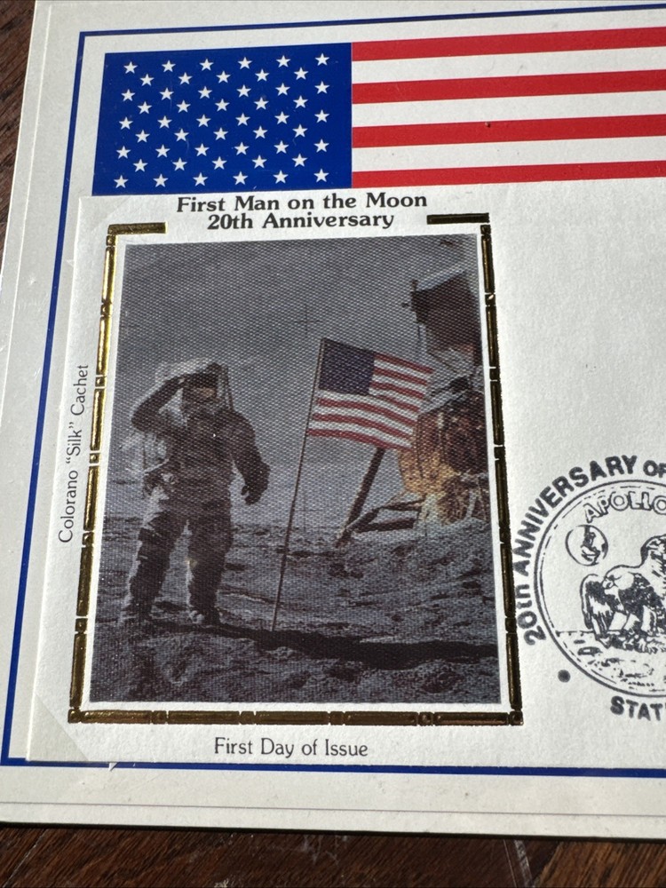 First Man On the Moon 20th Anniversary Envelope