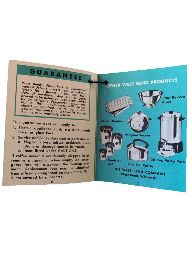 Fiesta Automatic Coffee Pak BNIB