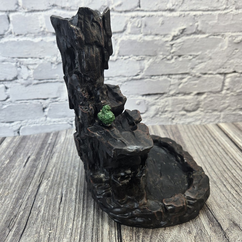 Vintage Resin Backflow Incense Burner Holder Waterfall