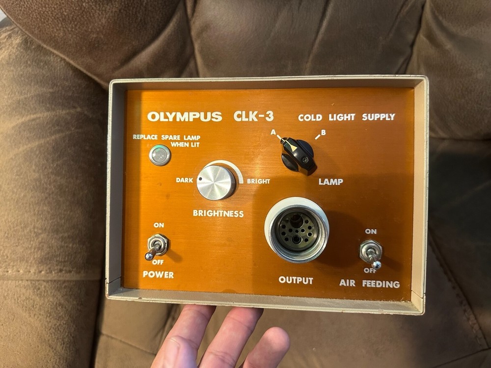 Olympus CLK-3 Cold Light Supply (Light Source) Tested & Fully Functional