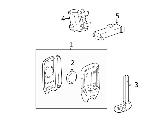 Genuine GM Key 13545721