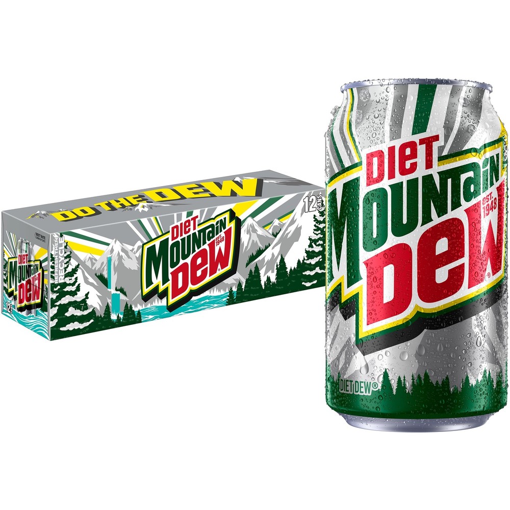 Diet Citrus Soda Pop, 12 Fl Oz Cans, 12 Pack