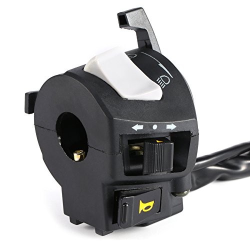 Motorcycle Handlebar Controller Switch, 2X Universal 12V DC 7/8'' Motorcycle