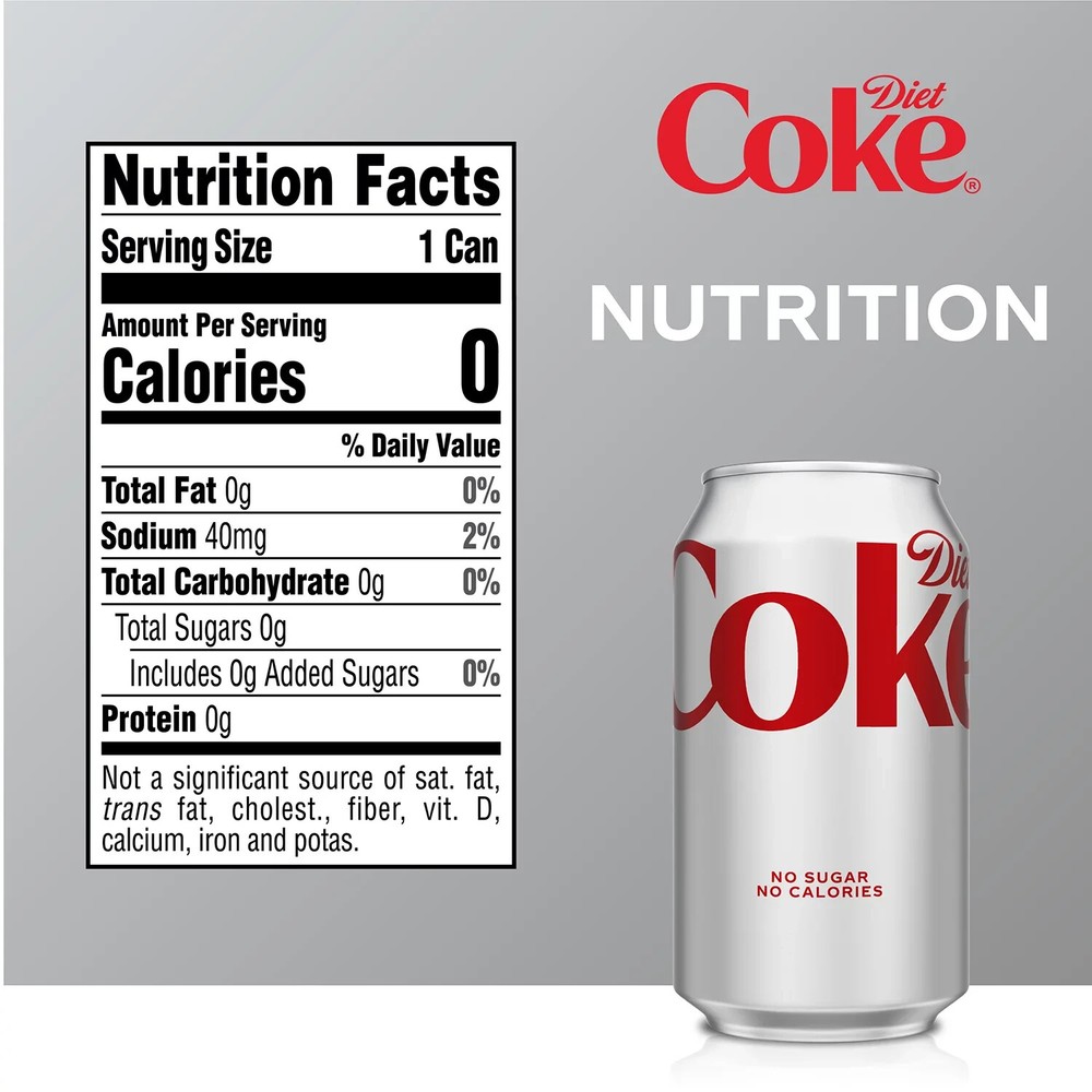 Diet Coke Soda, 12 fl oz, 35-Pack Cans
