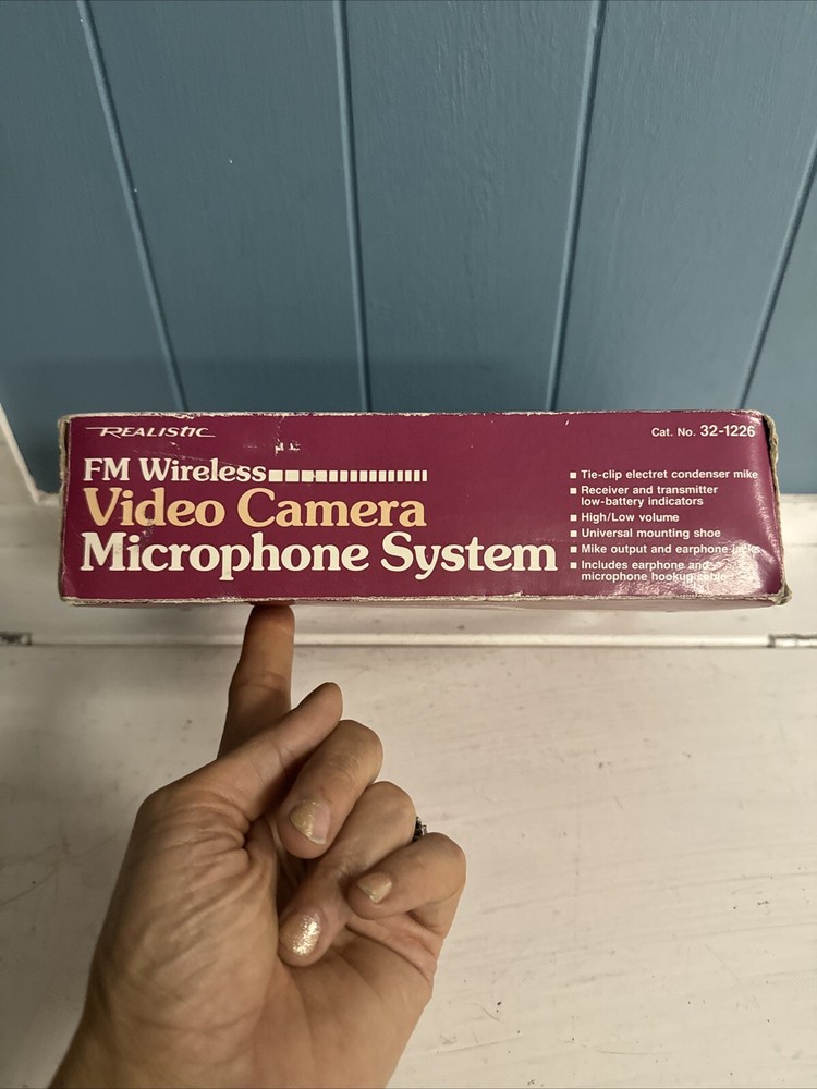 Realistic 32-1226 FM Wireless Video Camera Microphone System NOT TESTED Used