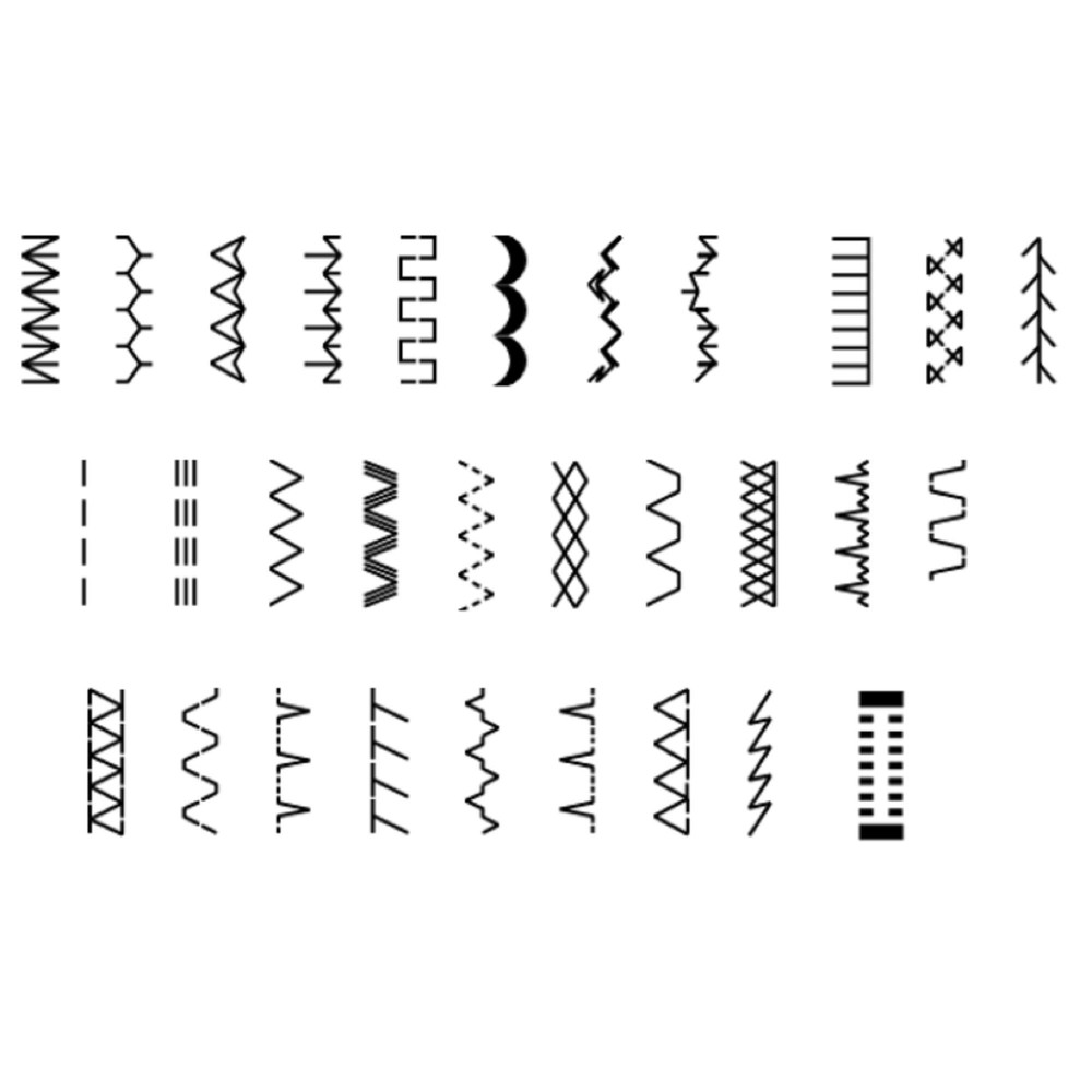 Bernette B05 Academy Sewing Machine with 100 Thread Spools & Matching Bobbins