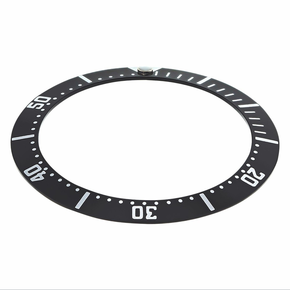 REPLACEMENT BEZEL INSERT BLACK FOR WATCH 34.80MM X 28.50MM